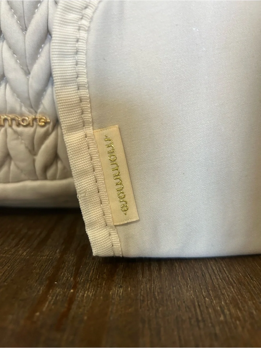 Mommore Quilted Cream Women’s Diaper Bag